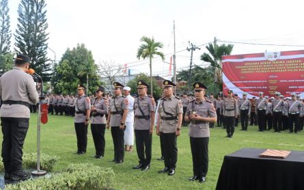 Polresta Denpasar Mutasi 3 Kapolsek, Pesan Kombes Wisnu Prabowo Tegas - JPNN.com Bali