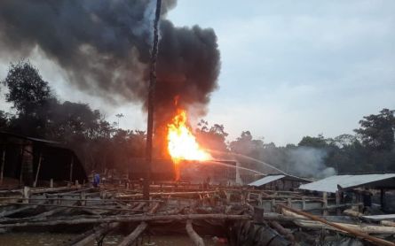 After 39 Days, Illegal Oil Well Fire in Jambi Put Out - JPNN.com English