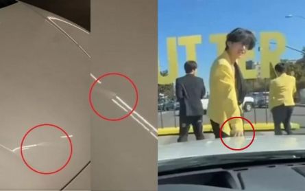 Woman's Car Under Spotlight After Being Touched by BTS Member - JPNN.com English