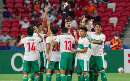 Indonesia Ends in 1-1 Draw Against Singapore in AFF Semifinals - JPNN.com English