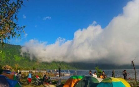 Taman Danu Camp; Lokasi Wisata Camping Jujukan Traveller di Bali - JPNN.com Bali