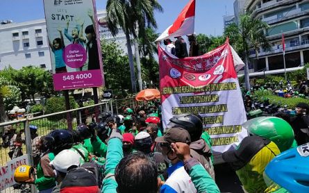 Awas Ada Demo Ojol di Surabaya Besok, Hindari Titik-Titik Berikut - JPNN.com Jatim