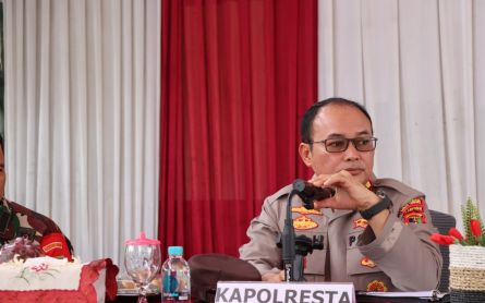 Kapolresta Bandar Lampung Mendatangi Polsek Tanjung Senang, Sampaikan Pesan Penting  - JPNN.com Lampung