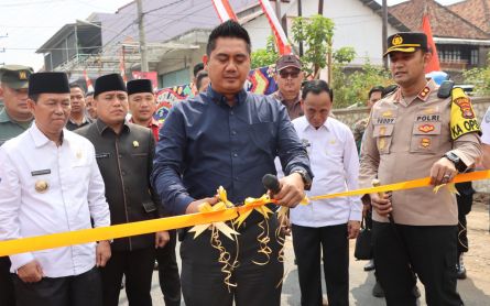 Tanah Miring Lampung Utara Dilaunching Kampung Bebas Narkoba - JPNN.com Lampung