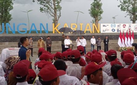 Resmikan Bendungan Karian di Lebak, Jokowi: Menelan Biaya Rp 2,2 Triliun - JPNN.com Banten