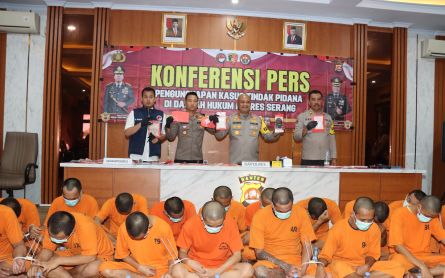Selama Januari 2024, Polres Serang Tangkap 18 Pengedar Narkoba - JPNN.com Banten