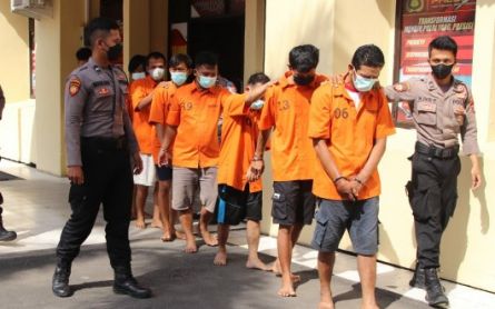 Dalam Sehari, Polres Pringsewu  Ringkus 6 Pengedar Narkotika, Hukumannya Mengerikan - JPNN.com Lampung