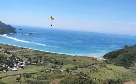 PGAWC di Sky Lancing Paragliding Lombok Sarana Promosi Wisata yang Strategis - JPNN.com NTB