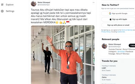 Unggah Foto Anies Pakai Koteka, Ruhut Sitompul Minta Maaf - JPNN.com Sultra