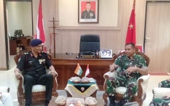 Jenderal India Terkesima Struktur TNI AD, Gagas Pertukaran Ilmu Militer - JPNN.com Bali