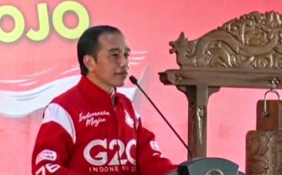 Presiden Jokowi Bicara Soal Capres di Hadapan Ribuan Kader Projo: Ojo Kesusu! - JPNN.com Sumut