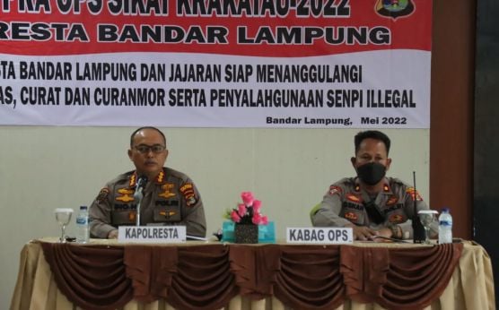 Mulai Besok, Polresta Gelar Operasi Sikat Krakatau 2022, Ini Sasaran Utamanya - JPNN.com Lampung