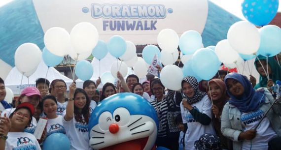 Sebanyak 100 Peserta Ikuti Doraemon Funwalk - JPNN.com
