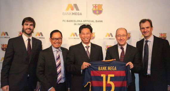 Bank Mega Menjadi Official Bank FC Barcelona di Indonesia - JPNN.com