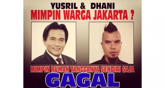 Terkait Pencalonan, Kini Mulai Beredar Meme Yusril dan Ahmad Dhani - JPNN.com