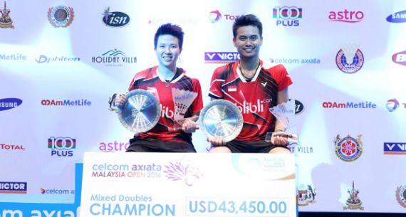 MANTAP! Owi dan Butet Juarai Malaysia Open - JPNN.com