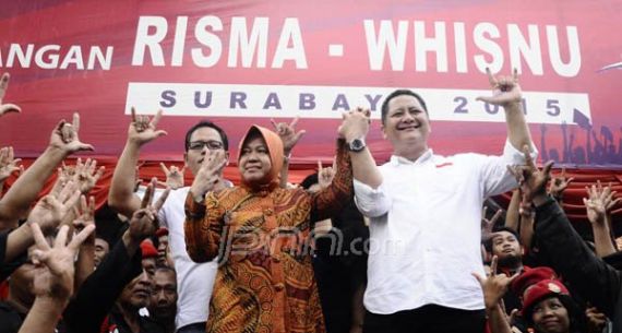 Risma-Whisnu Kembali Terpilih untuk Memimpin Surabaya - JPNN.com