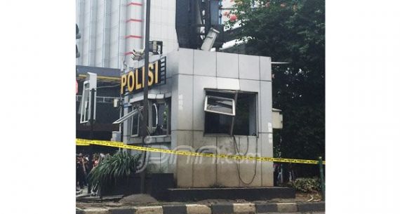 Inilah Kondisi Pos Polisi Yang Menjadi Sasaran Serangan Bom Thamrin - JPNN.com