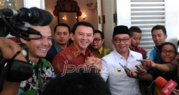 Ganjar Pranowo, Ahok dan Ridwan Kamil Lakukan Pertemuan di Balai Kota - JPNN.com