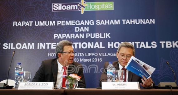 RUPS Tahunan Siloam International Hospitals Tbk - JPNN.com