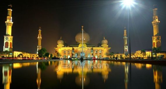 Subhanallah, Lihat Nih Keindahan Masjid An-Nur Pekanbaru - JPNN.com