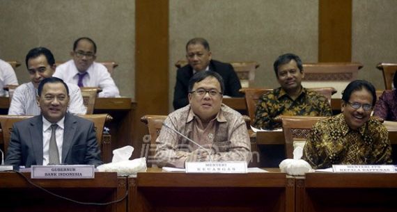 Menkeu, Bappenas dan Gubernur BI Raker Bersama Komisi XI DPR - JPNN.com