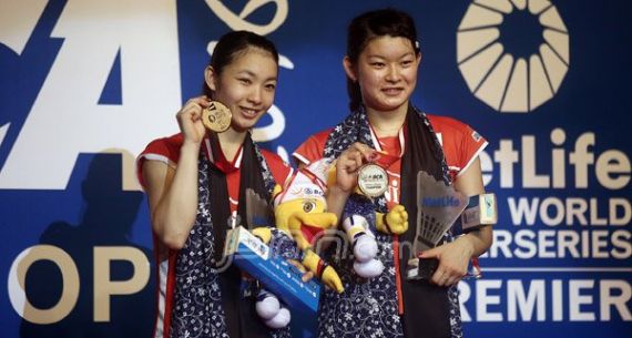 Ganda Putri Jepang Misaki Matsutomo dan Ayaka Takahashi Juara BCA Indonesia Open Super Series Premier 2016 - JPNN.com