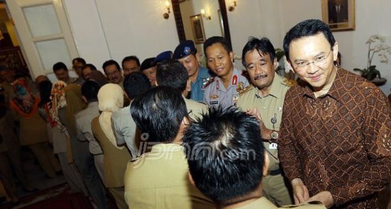 Ahok dan Djarot Halal Bi Halal Bersama PNS Lingkungan Pemprov DKI Jakarta - JPNN.com