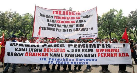 FBTPI Minta Ahok Bantu Penyelesaian Hak-hak Pekerja PT Trans Batavia - JPNN.com