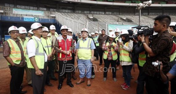 Wagub Djarot Tinjau Proyek Renovasi Stadion GBK - JPNN.com