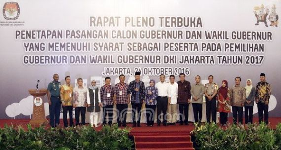 Rapat Pleno Terbuka KPUD DKI Jakarta - JPNN.com