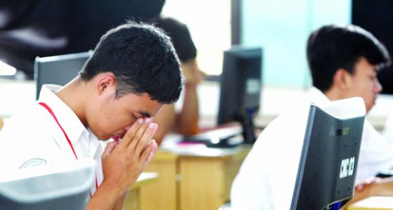 13 Ribu Pelajar di Kota Malang Jalani UNBK - JPNN.com
