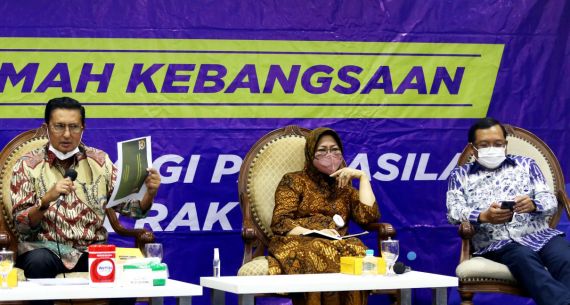 Fadel Muhammad, Siti Zuhro, dan Herman Khaeron Dalam Diskusi Empat Pilar - JPNN.com