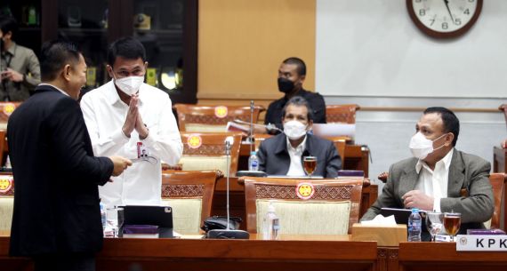 KPK Rapat Kerja Dengan Komisi III DPR - JPNN.com