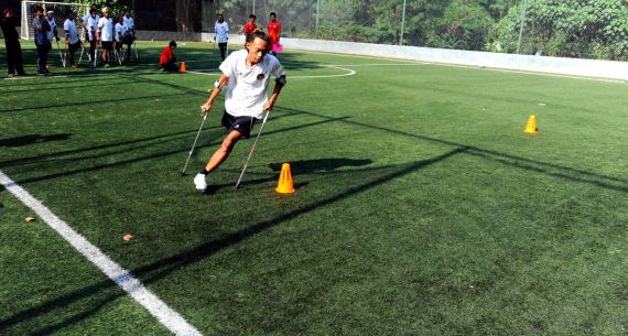 Latihan Timnas Amputasi Indonesia - JPNN.com