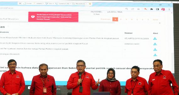 Pengiriman Data PDI Perjuangan sebagai Calon Peserta Pemilu 2024 - JPNN.com