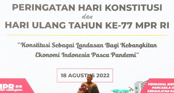 Peringatan Hari Konstitusi dan HUT Ke-77 MPR RI - JPNN.com