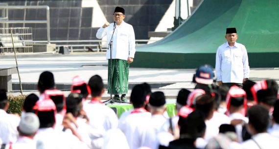 Gus Muhaimin Pimpin Apel Peringatan Hari Santri Nasional 2022 - JPNN.com