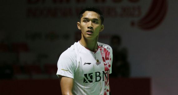 Jonatan Christie di Daihatsu Indonesia Masters 2023 - JPNN.com