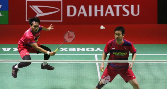 Mohammad Ahsan dan Hendra Setiawan kalah atas Leo Rolly Carnando dan Daniel Marthin - JPNN.com