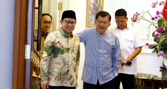 Pertemuan Ketua PKB Muhaimin Iskandar dengan Jusuf Kalla - JPNN.com