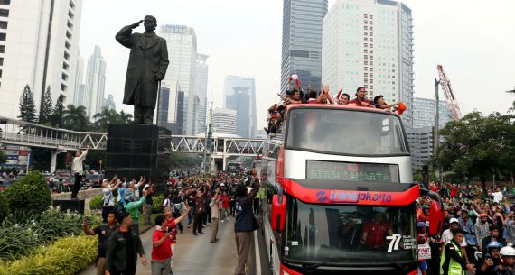 Arak-Arakan Timnas Indonesia - JPNN.com