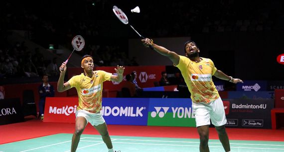 Ganda Putra India Satwiksairaj Rankireddy/Chirag Shetty di Indonesia Open 2023 - JPNN.com