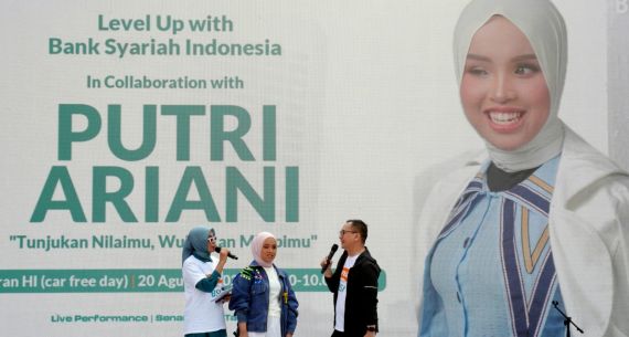 BSI Bersama Putri Ariani Ajak Masyarakat untuk Sehat Jasmani dan Finansial - JPNN.com