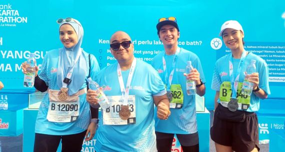 Le Minerale jadi Hydration Partner Jakarta Marathon 2023 - JPNN.com