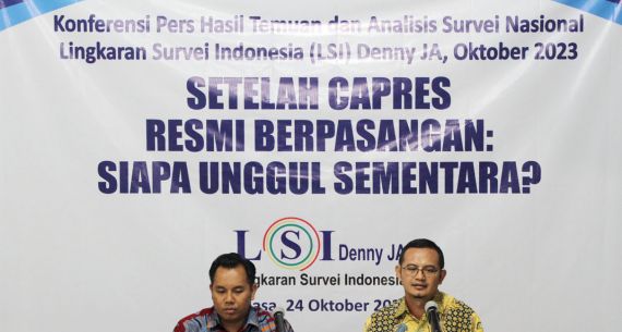 Survei LSI Denny JA: Untuk Sementara Prabowo-Gibran Unggul - JPNN.com
