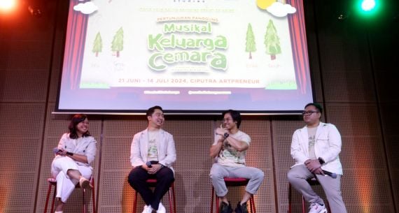 Konferensi Pers Pertunjukkan Panggung Musikal Keluarga Cemara - JPNN.com