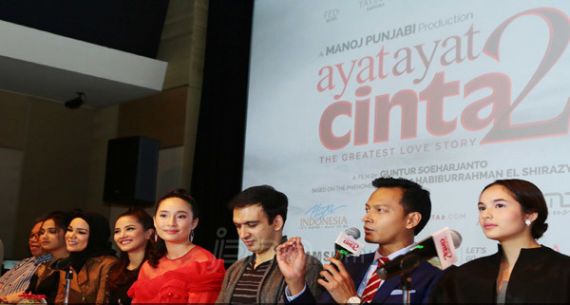 Jumpa Pers Pemain Ayat-Ayat Cinta 2 - JPNN.com