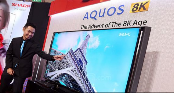 Sharp Luncurkan TV LED Sharp Aquos 8K - JPNN.com