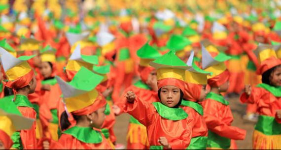 1.000 Anak TK dan PAU Bawakan Tarian Kolosal - JPNN.com